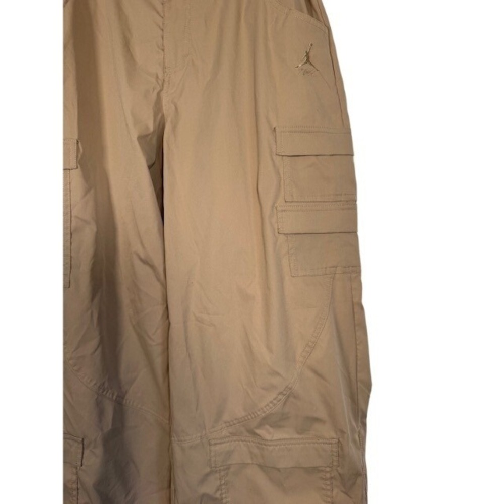 NWOT‎ Jordan Flight Cargo Pants Tan Wide Leg Drawstring Womens - Medium - Picture 8 of 16